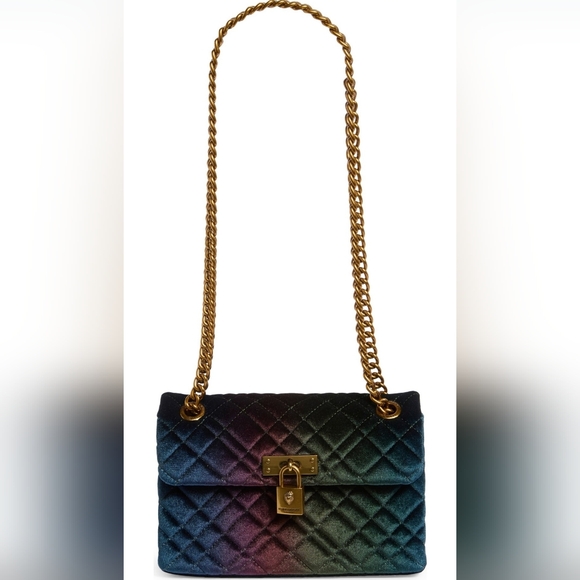 Kurt Geiger Handbags - Kurt Geiger London Velvet Mini Brixton Crossbody Bag.